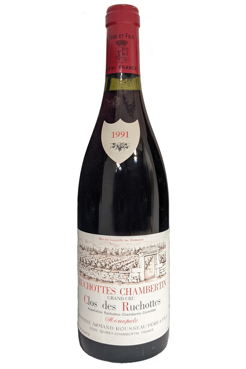 Domaine Armand Rousseau Pere et Fils Ruchottes-Chambertin Grand Cru &#39;Clos des Ruchottes&#39; Monopole 1991 750ml