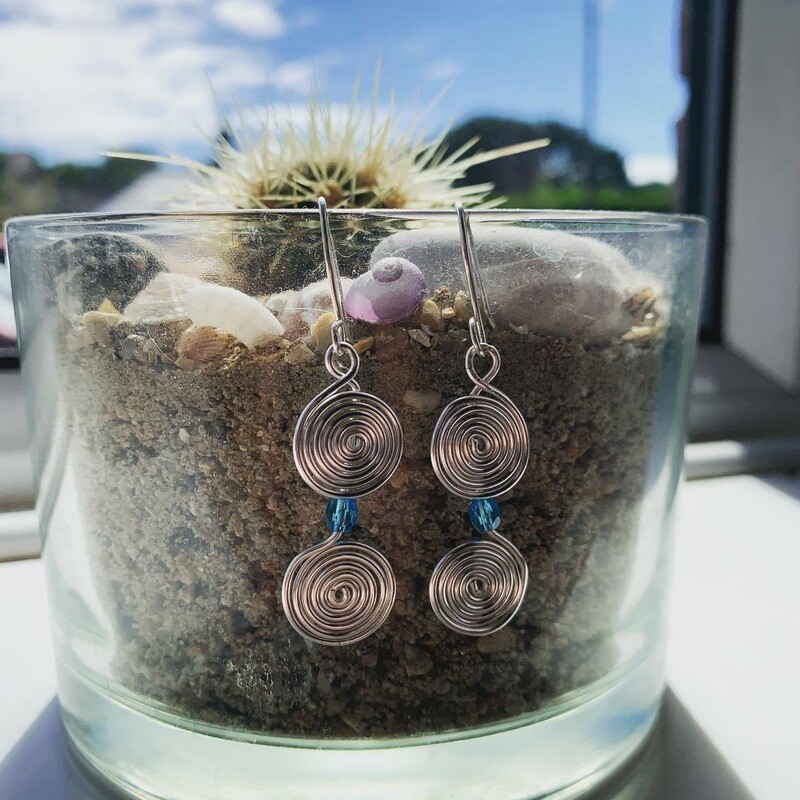 Ocean Swirl earrings