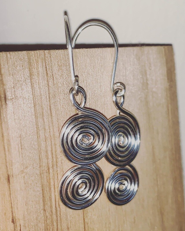 Double Swirl earrings