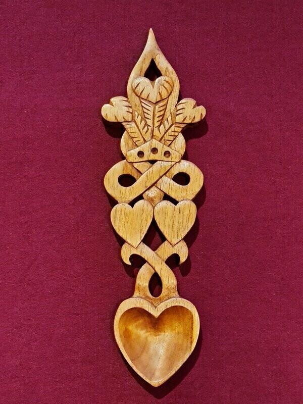 Prince of Wales Feathers Lovespoon