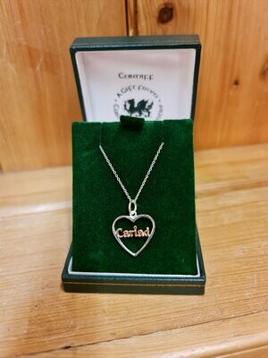 Cariad Heart necklace