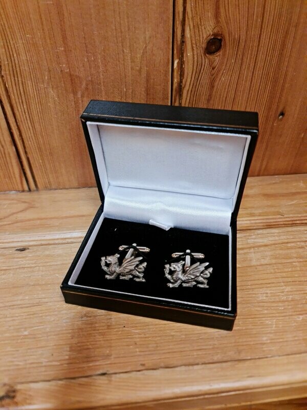 Pewter Dragon Cufflinks