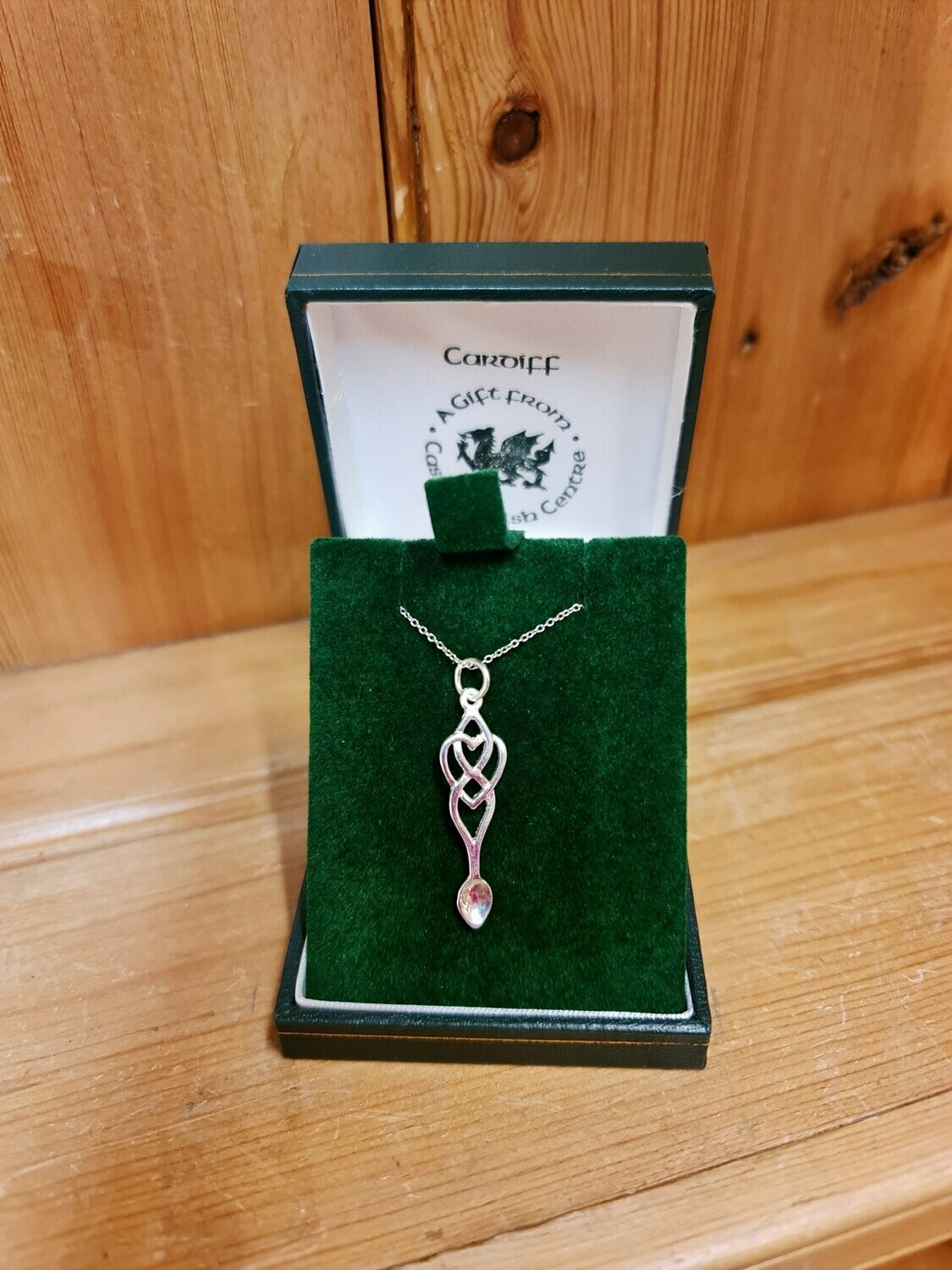 Celtic Knot heart lovespoon