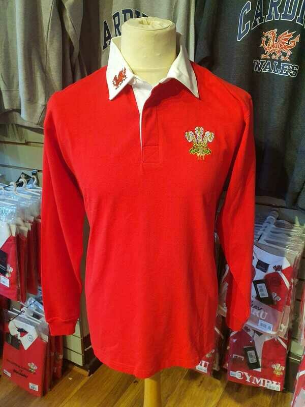Large Traditional  Welsh Rugby shirt