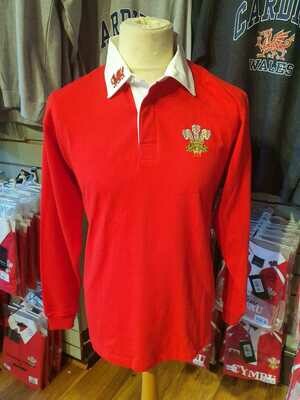 Large Traditional Welsh Rugby shirt