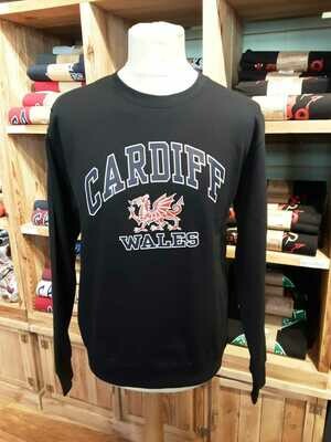 Cardiff Harvard Navy Sweatshirt