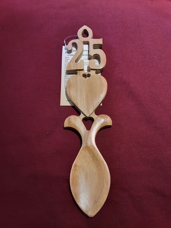 25th birthday lovespoon