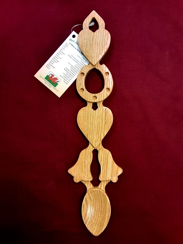 J82 Hearts, Horseshoe and Bells lovespoon