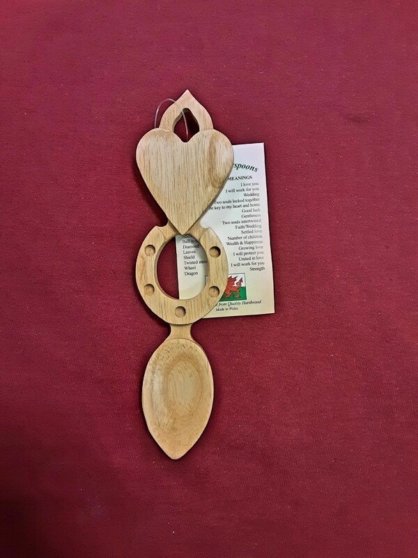 D30 Heart, horseshoe Lovespoon