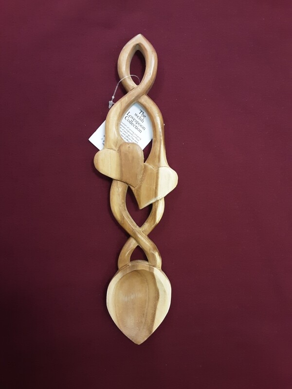RS25 Two hearts Lovespoon