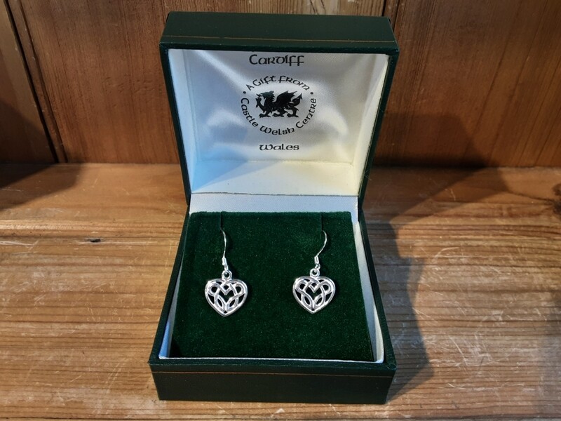 Celtic heart/ love knot earrings