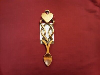PC123 Heart/ Celtic knot Lovespoon