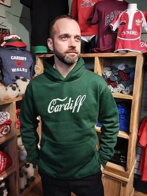 Green adults Cardiff hoodie