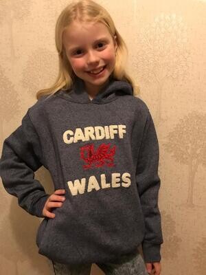 Kids Cardiff/ dragon hoodie