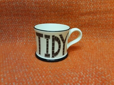 TIDY pottery mug