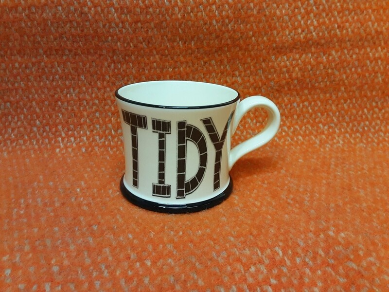 TIDY pottery mug