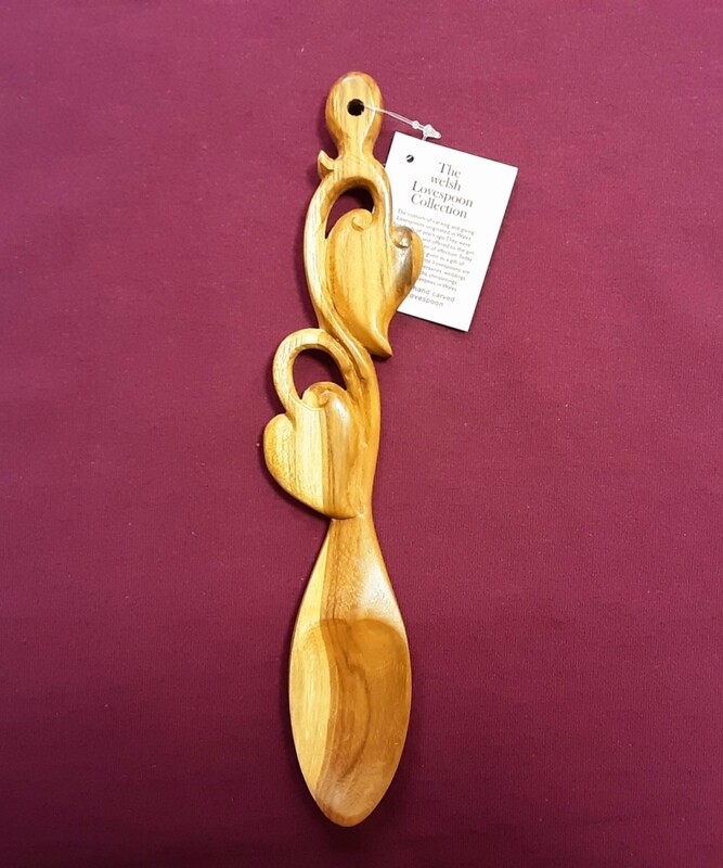 Hearts and vines lovespoon