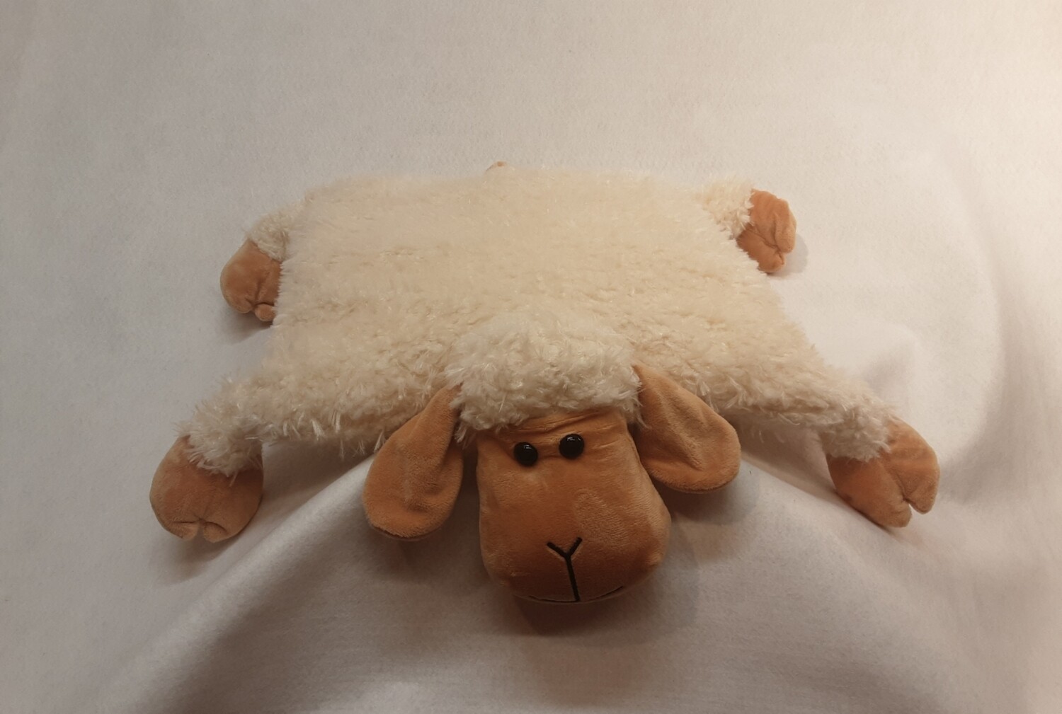 Fluffy sheep cushion