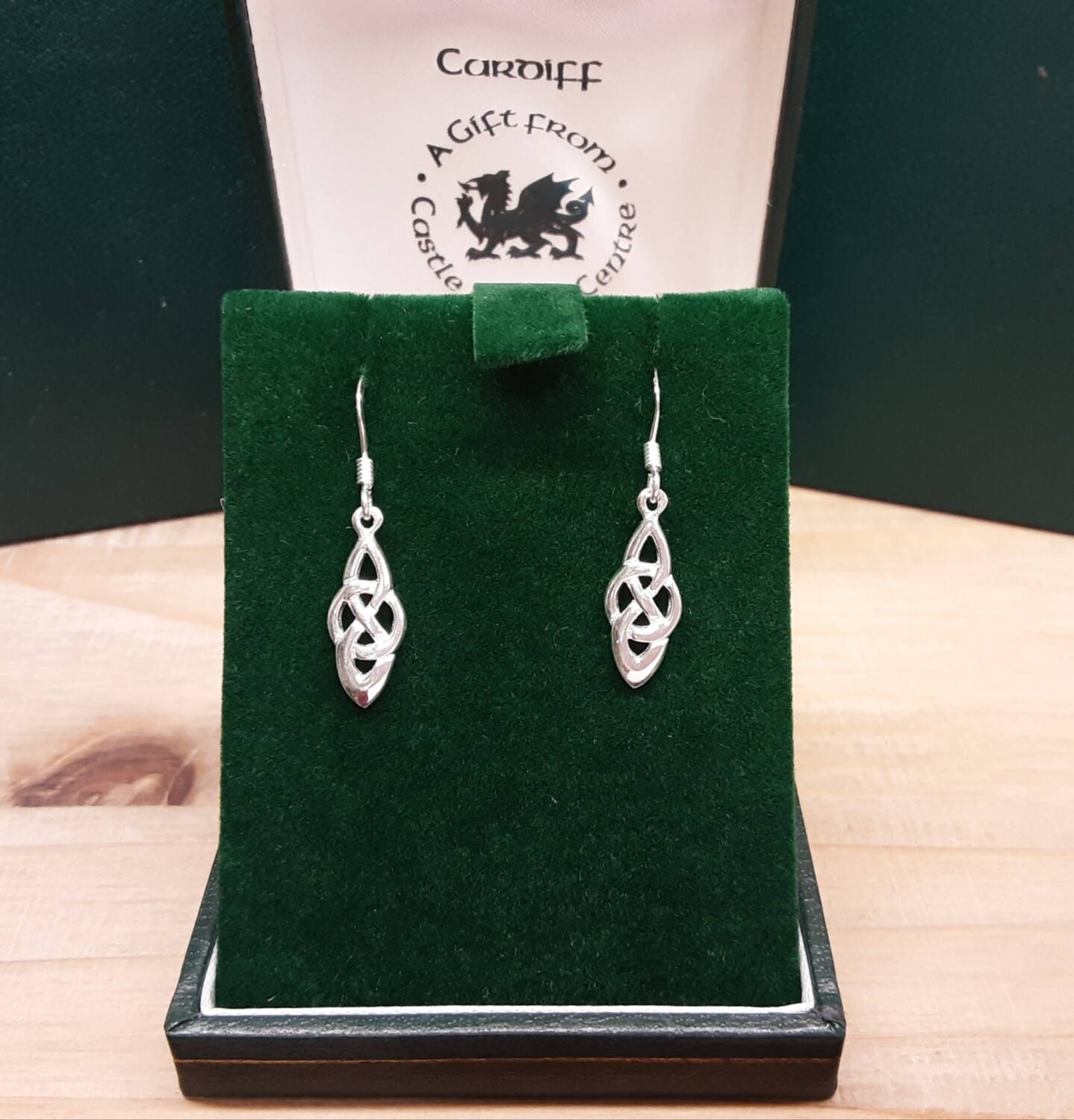 Celtic knot earrings