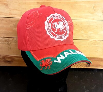 Red Wales/Cymru baseball cap
