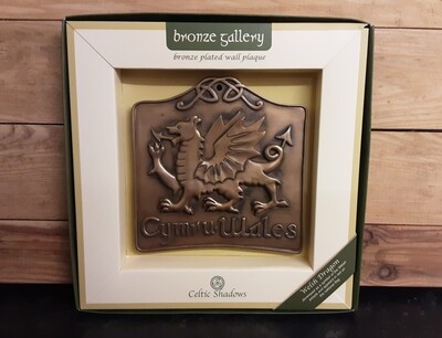 Bronze dragon wall plaque