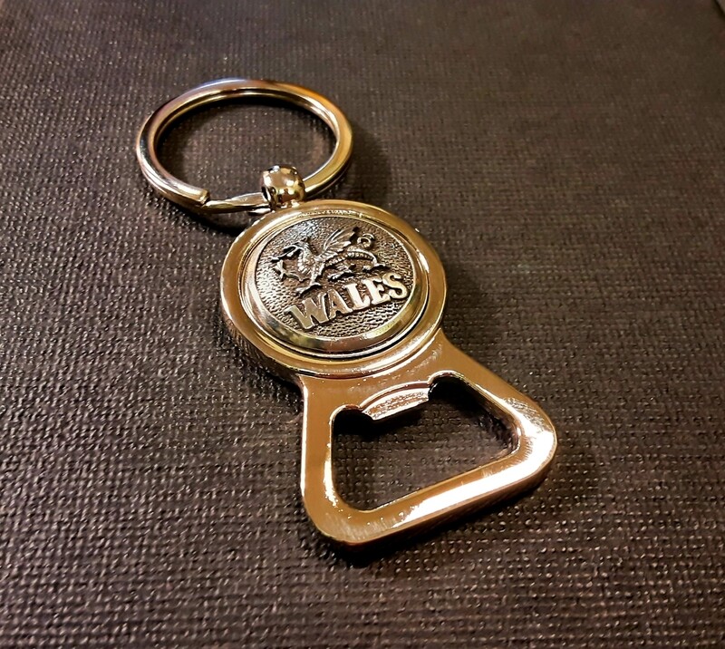 Pewter  Welsh dragon keyring