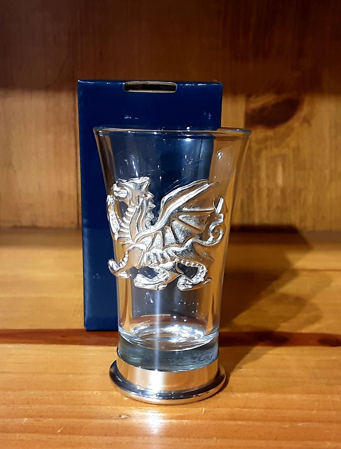 Dragon Pewter shot glass
