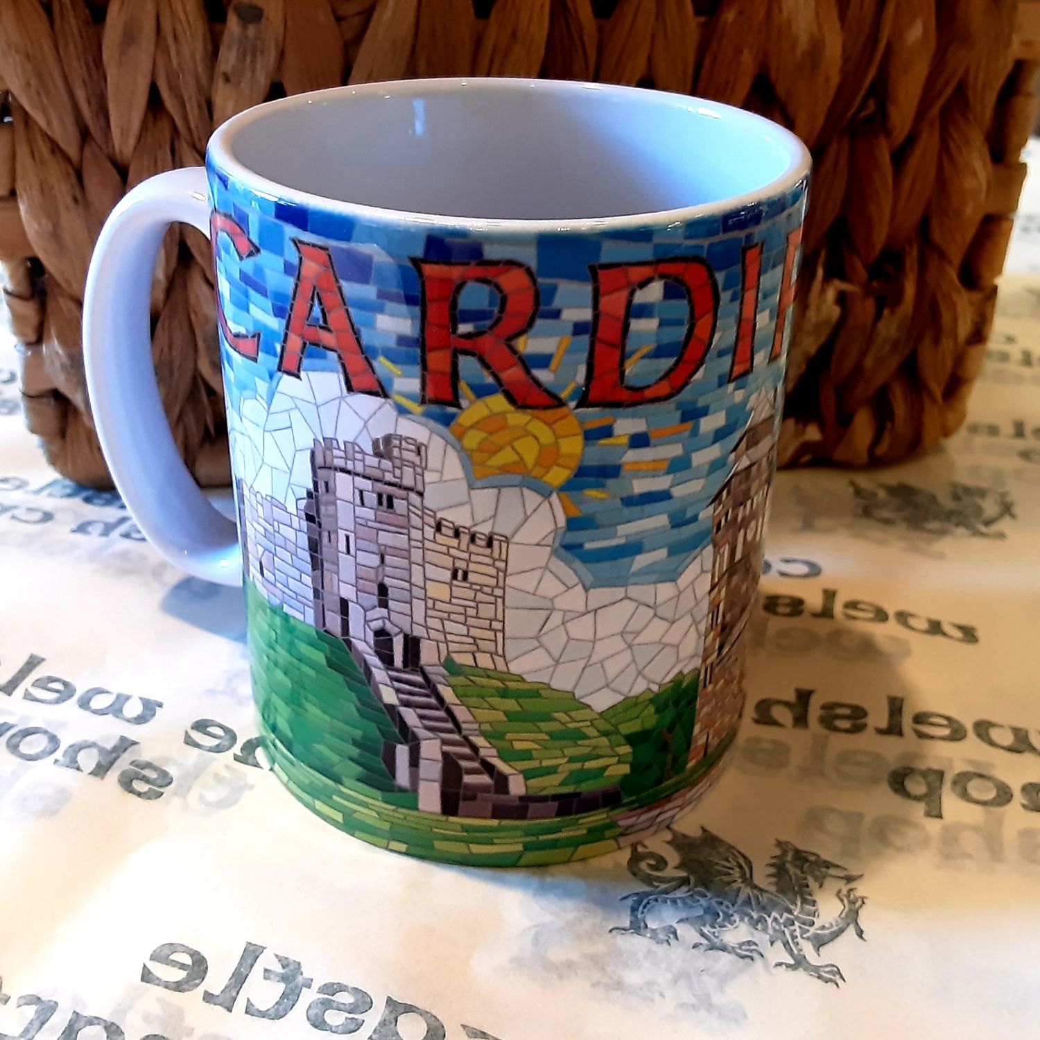 Cardiff mosaic mug