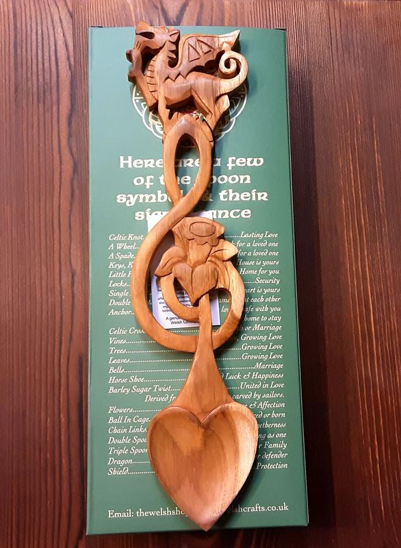 Trebble clef lovespoon