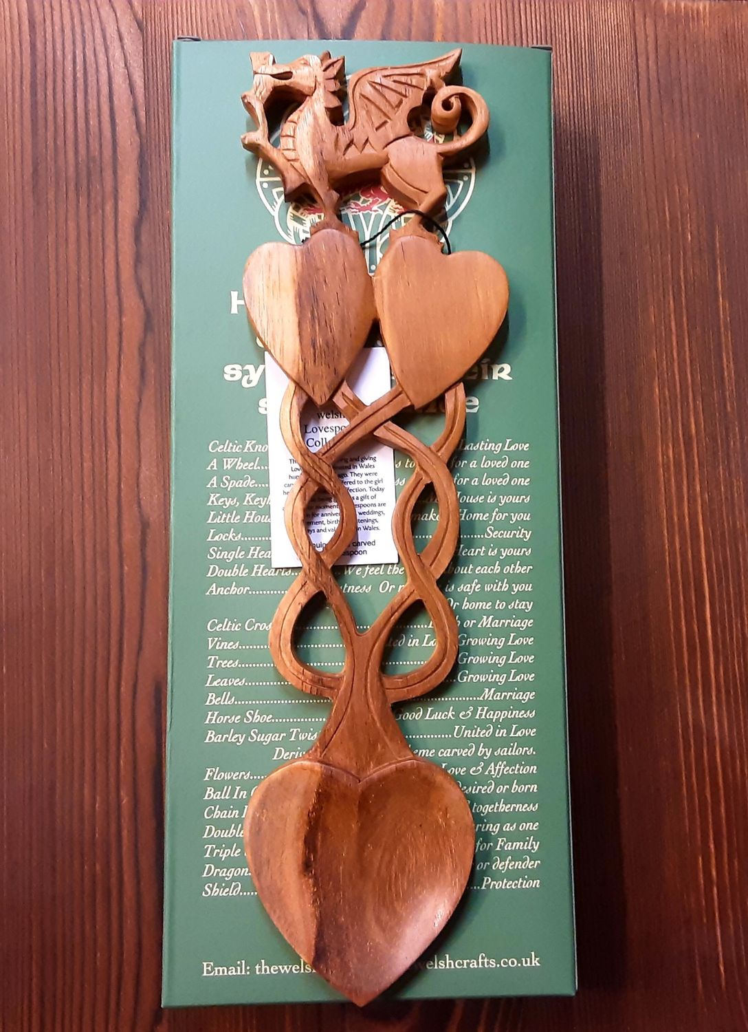 Dragon, hearts, celtic knot Dragon, hearts, celtic knot