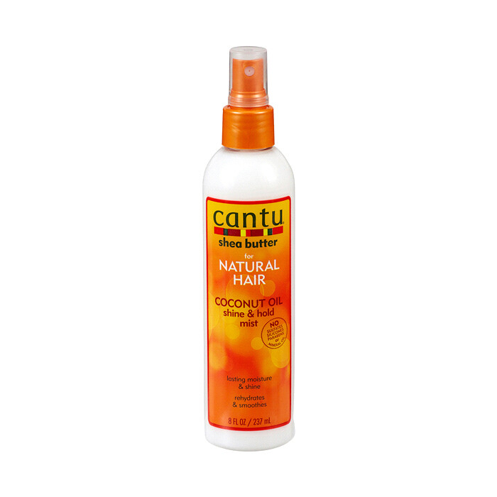 cantu Shea Butter for Natural Hair Coconut Oil Shine &amp; Hold Mist (237ml)