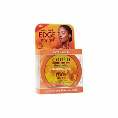 cantu Extra Hold Edge Stay Gel 2.25 oz (64g)