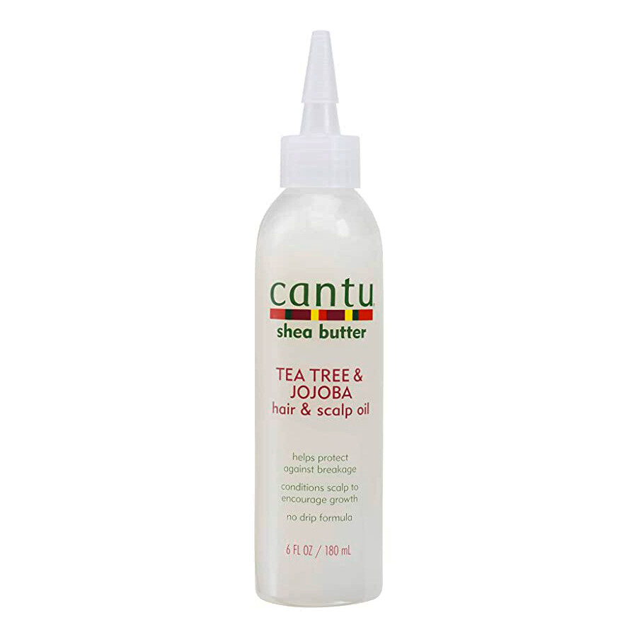 Cantu Shea Butter TEA TREE &amp; JOJOBA Hair &amp; Scalp Oil 6oZ ( 180ml )