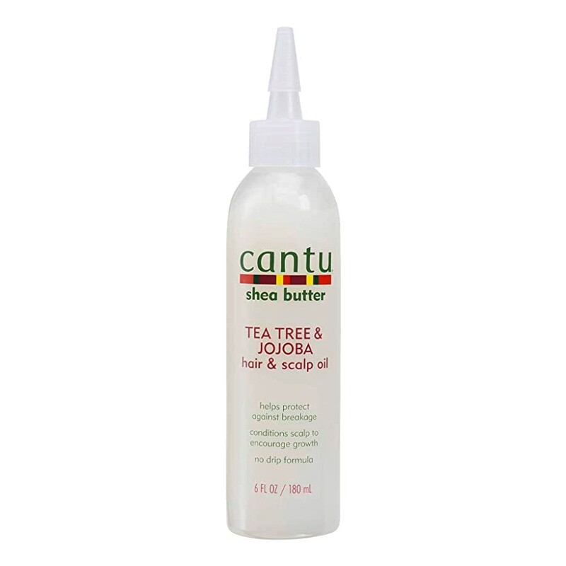 Cantu Shea Butter TEA TREE &amp; JOJOBA Hair &amp; Scalp Oil 6oZ ( 180ml )