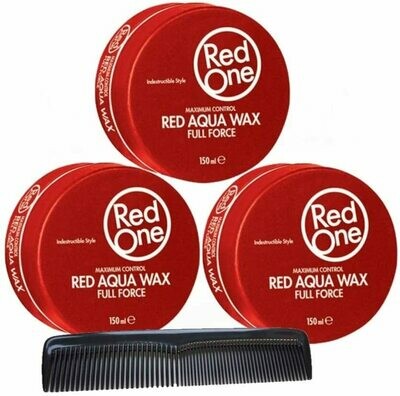 Red One - RedOne RED Aqua Hair Wax - Cire capillaire forte tenue ( 3x 150ml )
