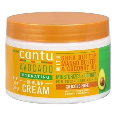 Cantu Shea Butter Hydrating Avocado Curling Cream Coconut Oil (340ml)