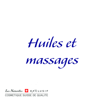 Huile et massage