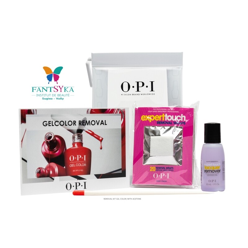 OPI Kit de dépose Vernis semi-permanent Expert Touch Removal avec acetone