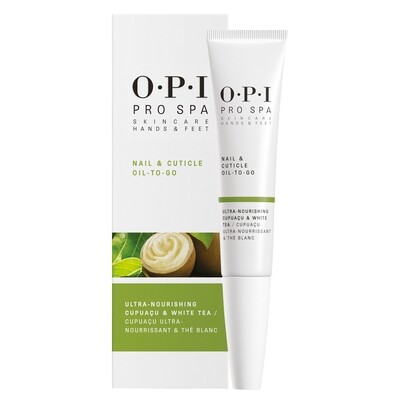 OPI ProSpa | Nail &amp; Cuticul Oil To Go 7.5ml - Huile pour les cuticules To-Go avec applicateur