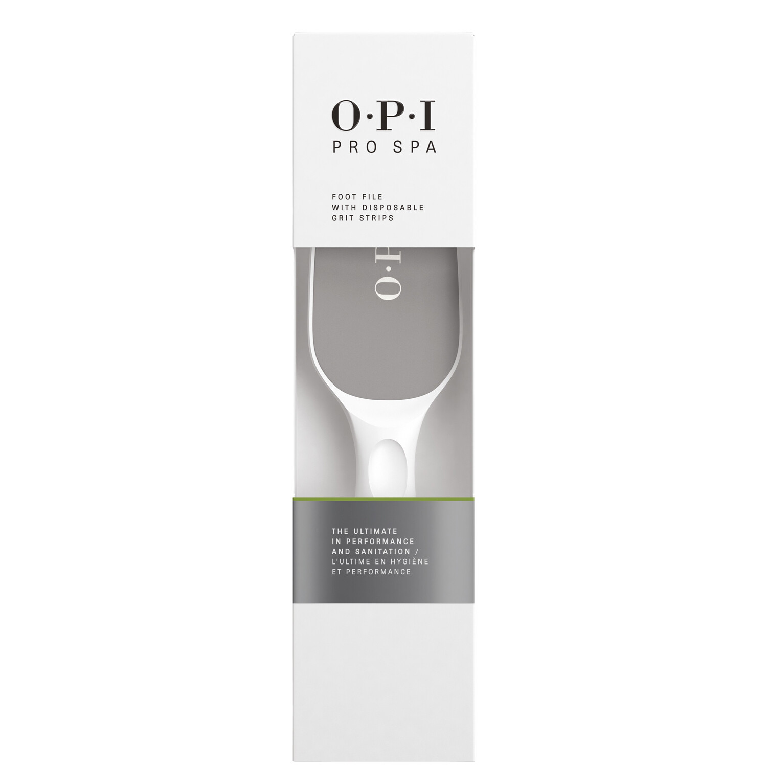 OPI ProSpa | Dual Sided Foot File with Disposable Grit Strips - Lime pour les Pieds