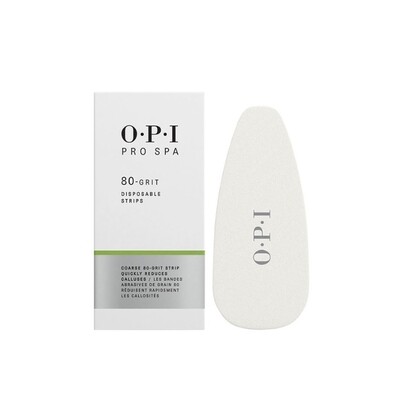 OPI ProSpa | Disposable Grit Strips 80/20 - 20 Bandes jetables pour lime Grain 80