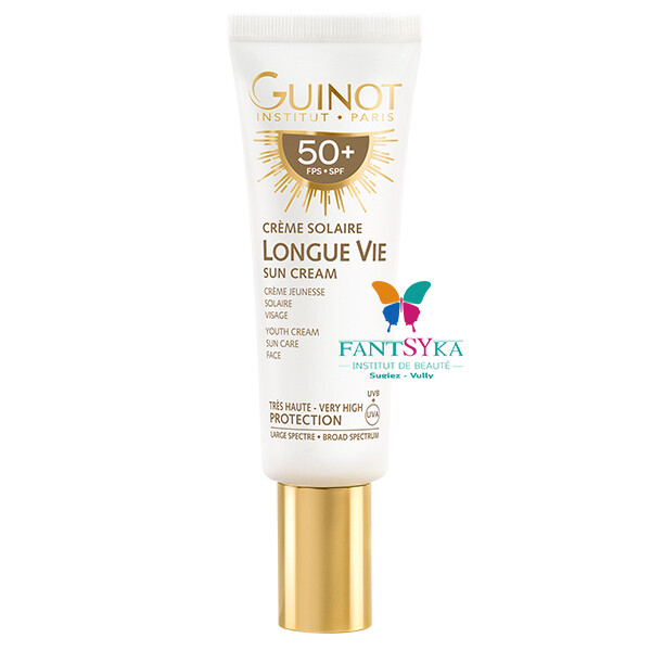 GUINOT Crème Solaire Longue Vie - Crème Jeunesse Solaire Visage FPS 50+ ( 50ml )