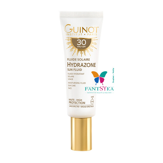 GUINOT Fluide Solaire Hydrazone - Fluide Hydratant Solaire - Visage FPS 30 ( 50ml )