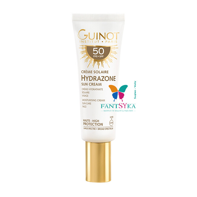 GUINOT Crème Solaire Hydrazone - Crème Hydratante Solaire - Visage FPS 50 ( 50ml )