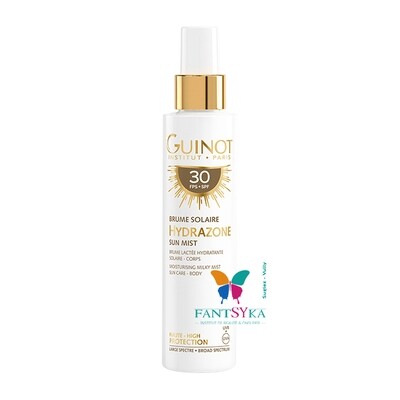 GUINOT Brume Solaire Hydrazone - Brume Lactée Hydratante Solaire - Corps FPS 30 ( 150ml )