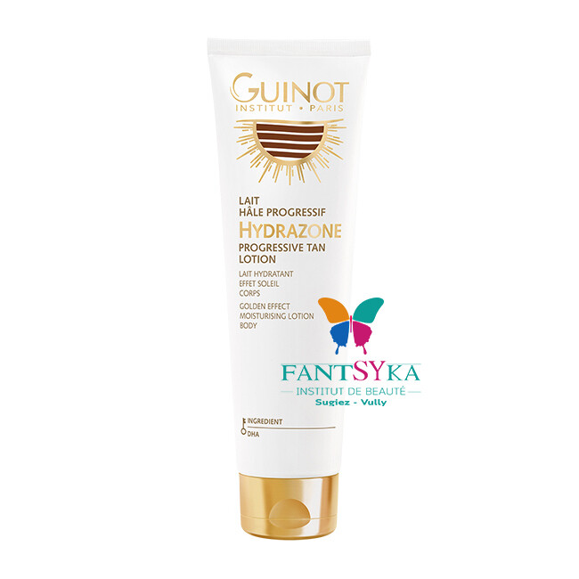 GUINOT Lait Hâle Progressif Hydrazone Autobronzant - Lait Hydratante Effet Soleil - Corps ( 150ml )