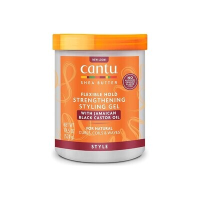 Cantu Shea Butter Maximum Hold Styling Gel with jamaican black castor oil ( 524g )