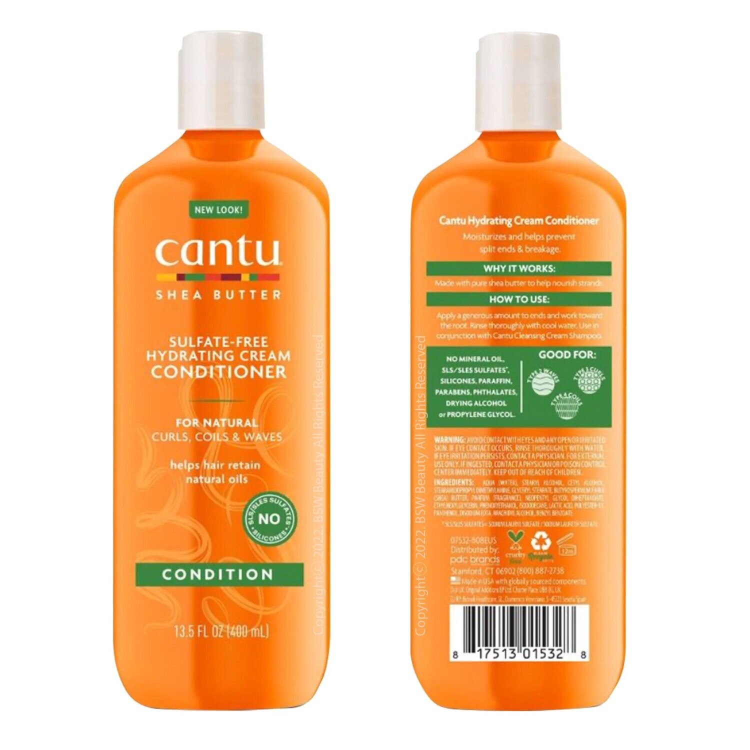 Cantu Shea Butter Hydrating Conditioner Sulfate-Free 13.5oZ ( 400ml )