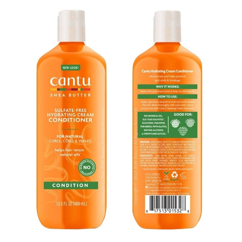 Cantu Shea Butter Hydrating Conditioner Sulfate-Free 13.5oZ ( 400ml )