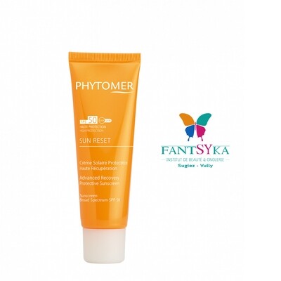 PHYTOMER Sun Reset SPF 50 - Crème Solaire Protectrice Haute Récupération - ( 50 ml )